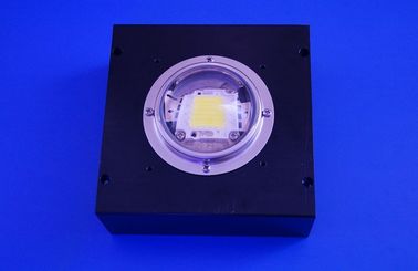 100w Led Light Ống kính thủy tinh Led 78mm, Ống kính Led 60 độ với tản nhiệt vuông