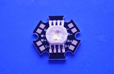 Chip LED Epistar 4X3W Công suất cao RGBW Led Diode với Sao đen PCB