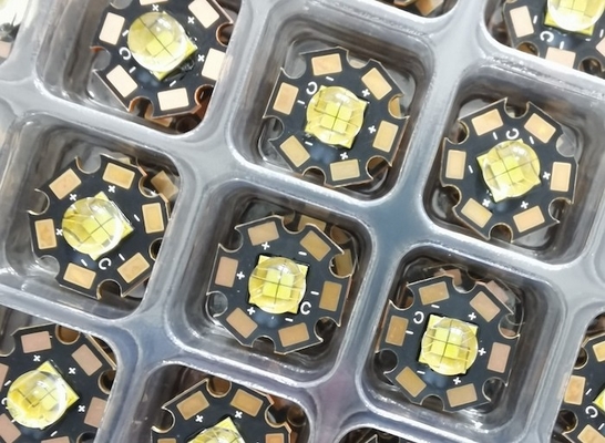 High Current 850mA White 1W High Power LED Luminous Flux 900-1100lm