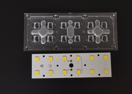 Mua 12-In-1 7070 SMD LED Street Light Module Lăng kính chiếu sáng ngoài trời với 158x103 độ sản xuất trực tuyến