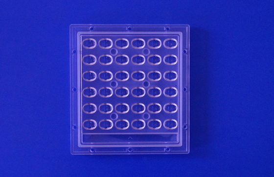 6X6 36 3030SMD Street Led Light Lens 60x140 Degree Asymmetrical High Light Output