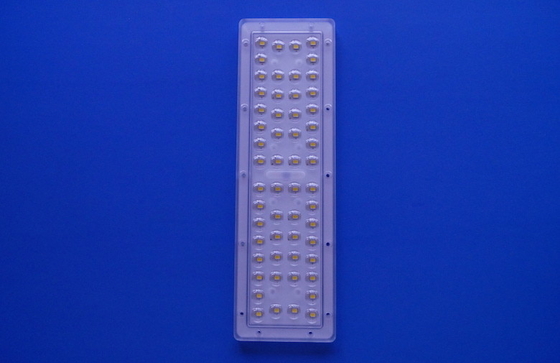 56 IN 1 30W 50W LED Street Light Module With SMD 3030 3535 LED PCB / LENS 90X120 Degree