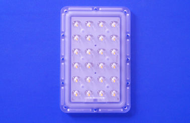 Mua Ống kính quang học ánh sáng đường phố không đối xứng 24 điểm 145x75 độ với mô-đun 3535 PCB sản xuất trực tuyến