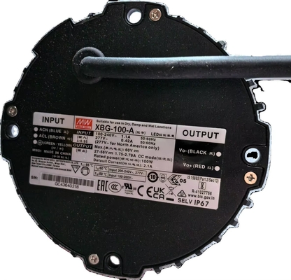 XBG-100 LED Driver 100W Constant Power 27-56V DC Output Voltage for LED Stage Spot Bay Lighting