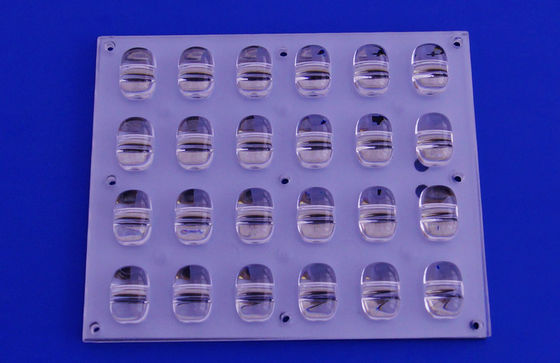 PC Optical Led Lens LED Street Light Module 24W SUN-L75X135ED130