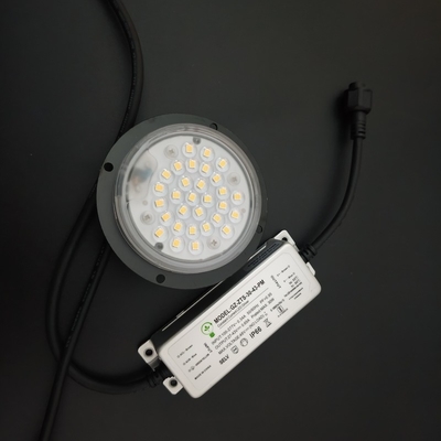 Mua Mô-đun led tròn 20w 30w 3000k tản nhiệt màu đen Ống kính 90 độ cho đèn LED Post-Top sản xuất trực tuyến