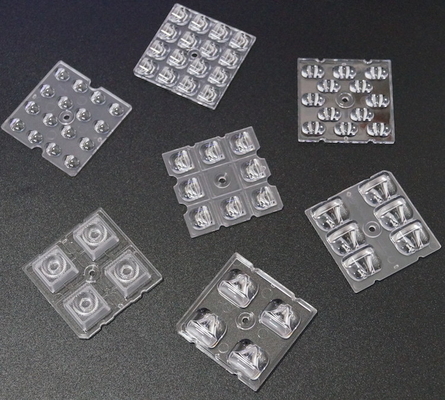 Mua 50X50MM 2x2 LED Array PC Lens 4 / 6 / 8 / 12 / 16 / 24 LED Đối với 3030/3535/5050 SMD LED sản xuất trực tuyến