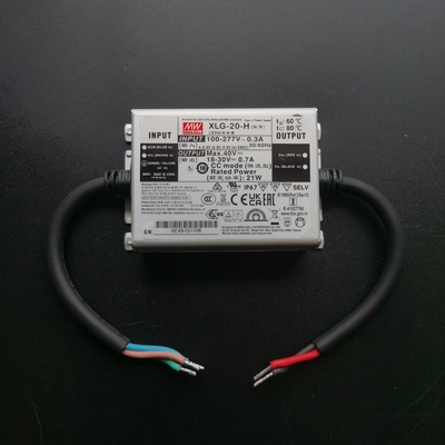 Mua MeanWell Điện liên tục IP67 Máy điều khiển đèn chống nước XLG-20-H 18-30V 0.7A 21W Điện lực LED cho đèn ngoài trời sản xuất trực tuyến