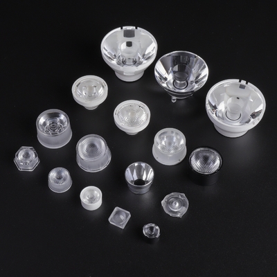 Custom Clear PMMA Led Lens , Acrylic Led lens 1W 3W for Led Torch Cover