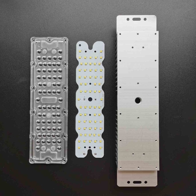 Mua Ống kính PC 50W SMD3030 Mô-đun đèn đường LED Chống thấm nước 8 Series 8 Song song 48V với tản nhiệt sản xuất trực tuyến