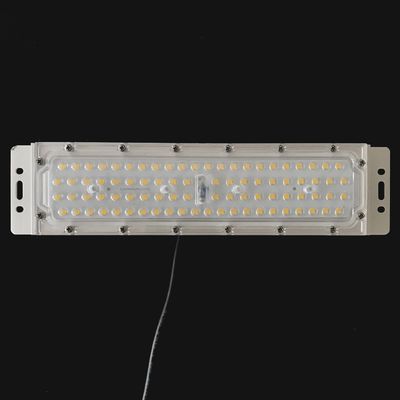 Heat Sink 14 Parallel 3030 LED Lens 50w Optical PC Led Street Light Lens