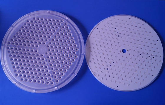 200 Watt High Bay Light Lens With PCB Board / 234pcs SMD 3030 LED Lens