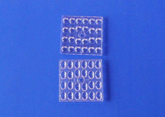 24 LED Street Light Lens 5050MM 3030 SMD LED Road Light Wide Angle 151x81 Degree