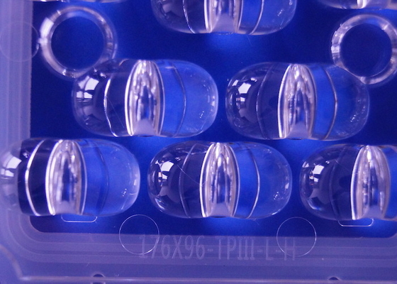 3030SMD LED Street Light Lens 173MM Wide Angle 176x96 Degree High Light Output