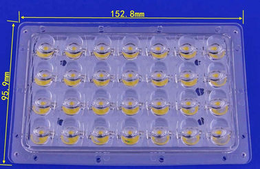Mua PCB hàn Bridgelux LED Mảng ống kính LED cho đèn đường 28W sản xuất trực tuyến