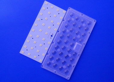 Mua Ống kính đèn chiếu 36 dải LED 60 90 150 độ PC Quang học với bảng mạch 144 PCB sản xuất trực tuyến