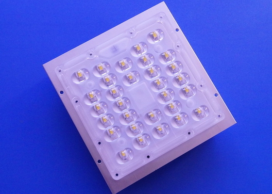 30LED SMD5050 30W LED Street Light Module 80x140 Degree Lens