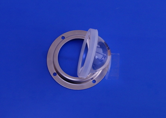 50mm Dia COB Glass Lens 28mm Height For 10w 20w 30w LED