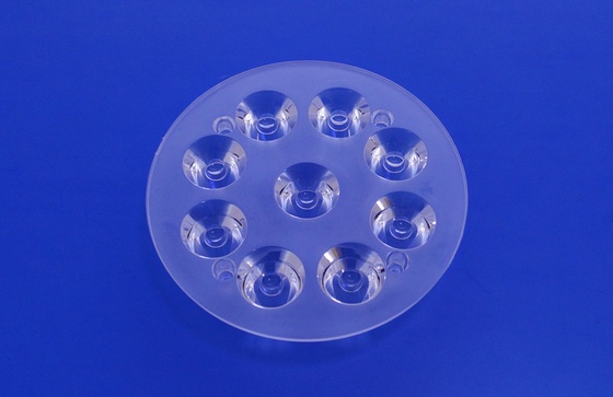 9 x 1w Bridgelux LED Optical Lens , Led Reflector Lens with PCB Board