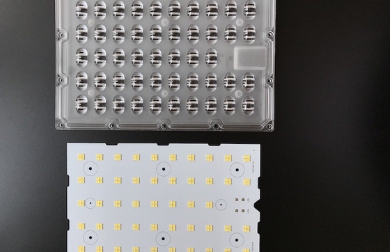 Linh kiện đèn đường LED 150W 3030 SMD Ống kính mảng quang học cho đèn đường
