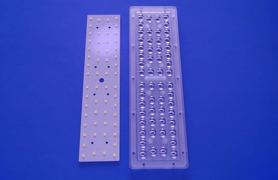 Linh kiện đèn đường LED dạng mô-đun PC Array Lens 3030SMD 145x70 độ, 150-160lm/Watt