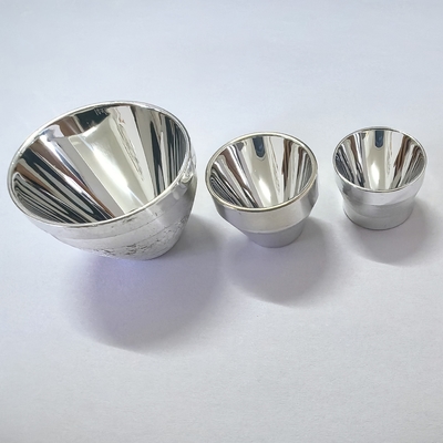 Đặt hàng tùy chỉnh 3535 5050 Máy phản xạ nhôm nhỏ góc chùm 3-5 độ cho đèn pin