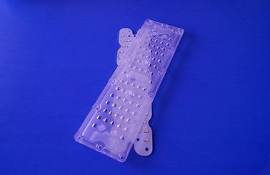 80X150 Độ LED Các thành phần ánh sáng đường phố 64 Đèn LED tản nhiệt mô-đun dọc 50 Watts