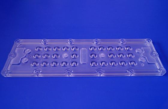 Tùy chỉnh SMD 5050 LED Lens Array 28 trong 1 với 80x150 độ Beam Angle cho Street Light