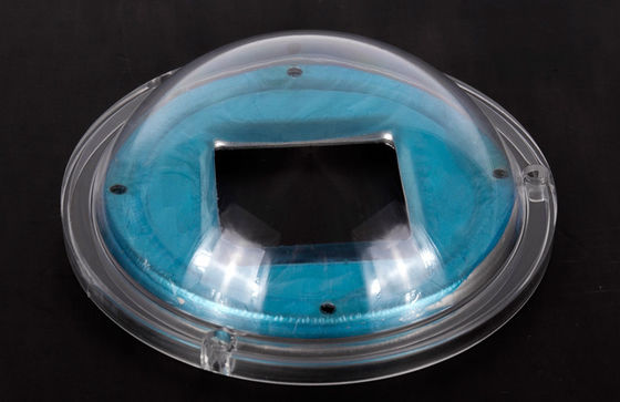 142MM Diameter High Bay Led Lamp Lens Transparent Plastic PC Cover 91% Tranmittance