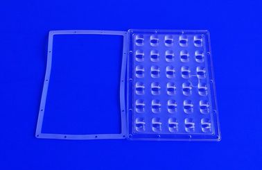 Ống kính ánh sáng đường phố PMMA LED cho mô-đun đèn đường 171x125x8.13mm