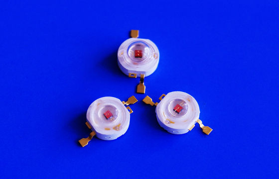 Red Super High Power Led 1 watt Chip Đài Loan 620-630nm, 400ma hiện tại