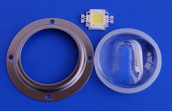 Height 20mm 10W Led Light Lens , LED Optical Lens For Led Street Light