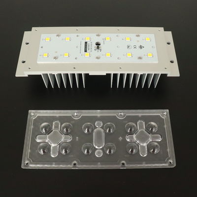 Mô-đun đèn đường LED 12–50W 5050 SMD với góc chùm sáng 145x70 độ và tản nhiệt bằng nhôm tích hợp để chiếu sáng công nghiệp và đường bộ
