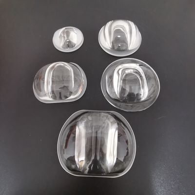 Ống kính quang học LED thủy tinh Borosilicate 75x135 độ Góc chùm IP65 Chống nước cho đèn đường hầm