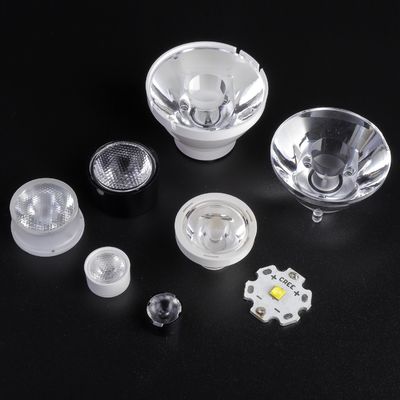 15mm Clear PMMA Led Collimator Lens , Led light lens for Led Torch