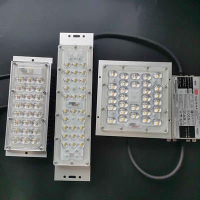 50W SMD 5050 Led Street Light Components, Led Lens 236x70mm 130x130mm