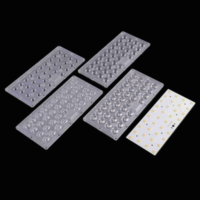 Các thành phần đèn đường LED 100W cho bãi đậu xe với nhiệt độ màu 3000K-6000K