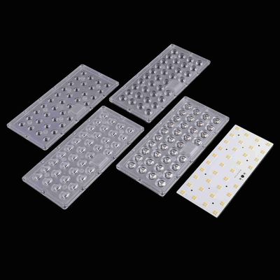 Bãi đỗ xe 100W Màu 3000K-6000K Đèn đường LED Linh kiện Chiếu sáng đường bộ