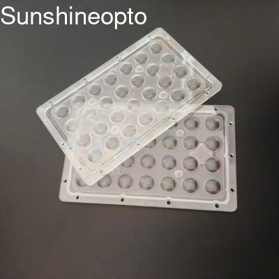 Bảng mạch PCB LED 3030 SMD tùy chỉnh cho các mô-đun đèn LED 35–50W với góc chùm 90 độ và ống kính PC quang học