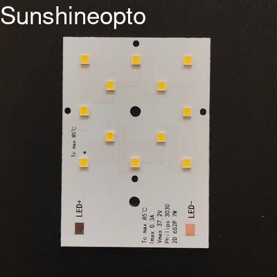 Bảng mạch PCB LED 7W SMD 3030 với ống kính 50x50mm dành riêng cho đầu ra ánh sáng cao
