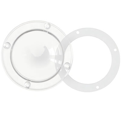 Vỏ ống kính LED PC 88mm 120° cho đèn High Bay Độ truyền ánh sáng 91% Nhà sản xuất OEM & ODM