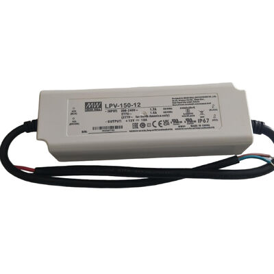 Meanwell 120W 12V IP67 Ống chống nước LED Driver Điện lực điện áp liên tục