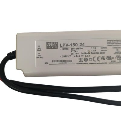 Bộ nguồn chống nước IP67 đầu ra đơn 150W 24V số lượng lớn cho đèn LED chiếu sáng trong nhà