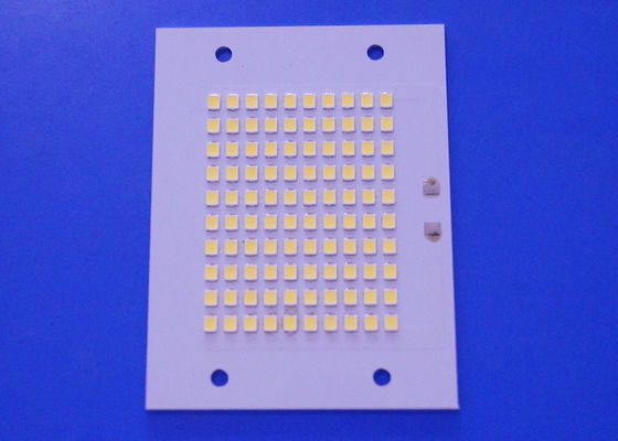 Bảng mạch PCB LED 50W 2835SMD 10 Dãy 10 Hàng song song, Mô-đun đèn pha cho chiếu sáng đường phố