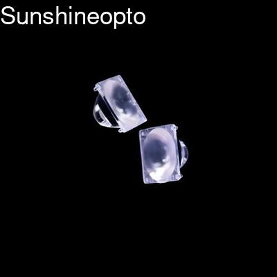 Ngọn 10 độ Beam Angle 22mm Diameter LED Optical Lens với Optical Grade PMMA cho ánh sáng sáng bên ngoài