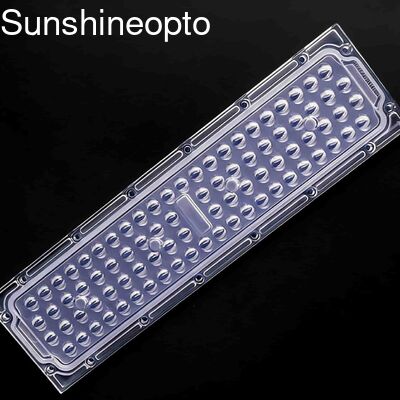 84 IN 1 136x78 độ Góc đứng và Chất liệu PC quang học Ống kính LED có miếng đệm silicon