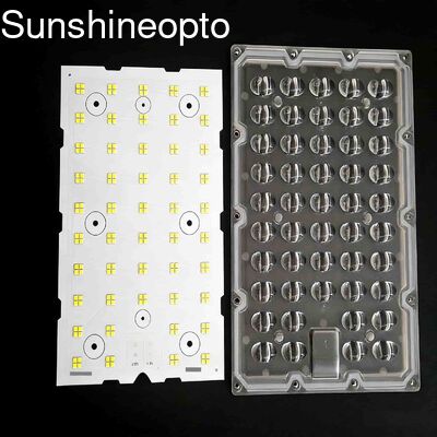 192PCS 3030 SMD LED Street Light Module với 210x240x35mm Heatsink cho các ứng dụng năng lượng 150W