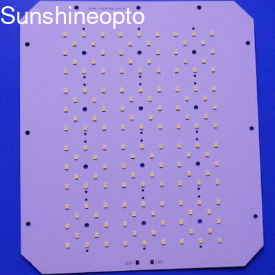 Bảng mạch PCB 120W 144 điểm 3030 SMD tùy chỉnh với ống kính LED 50x50mm