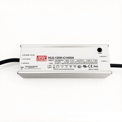Không thấm nước 120W Meanwell Driver Điện liên tục LED với vỏ nhôm