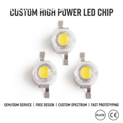 3W High Power Bridgelux LED Chip 240lm 6000K?? 6500K White LED Emitter cho Street Light, Flood Light & Industrial Lighting OEM LED Nhà sản xuất